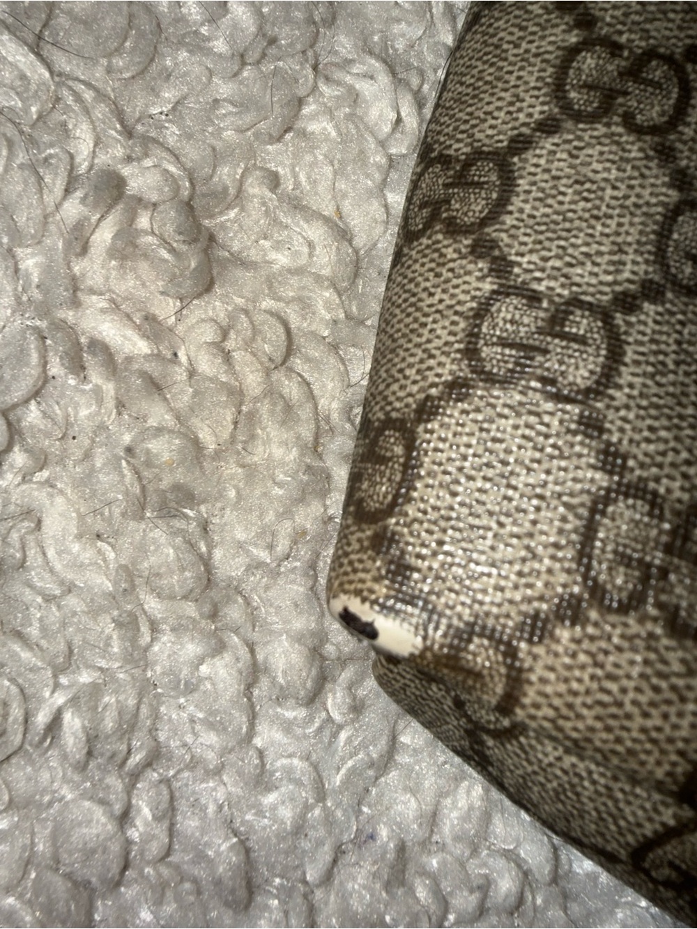 Gucci Beige & Brown GG Monogram Clutch - Picture 10 of 11